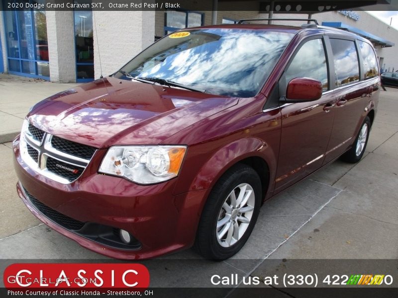 Octane Red Pearl / Black 2020 Dodge Grand Caravan SXT