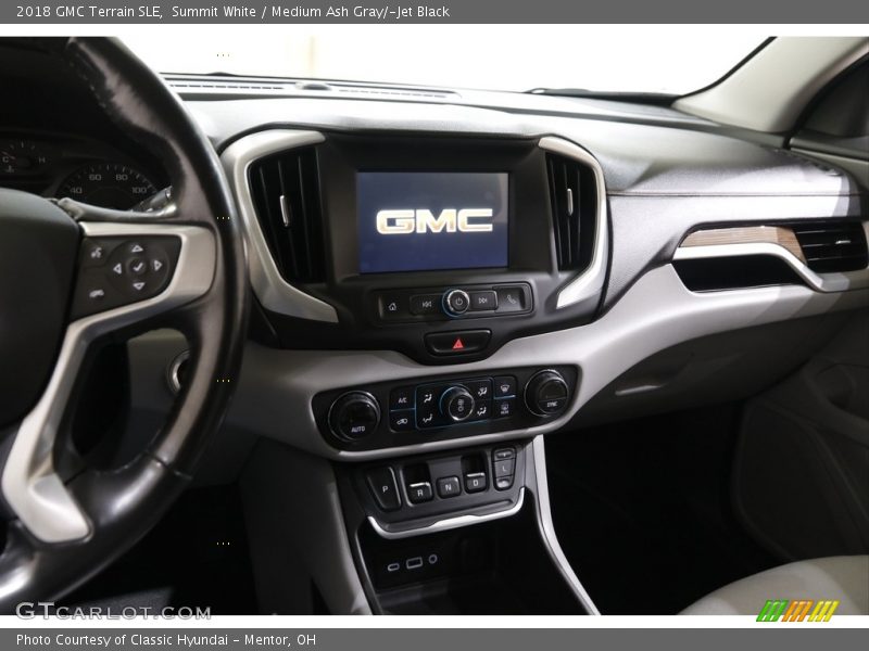 Summit White / Medium Ash Gray/­Jet Black 2018 GMC Terrain SLE