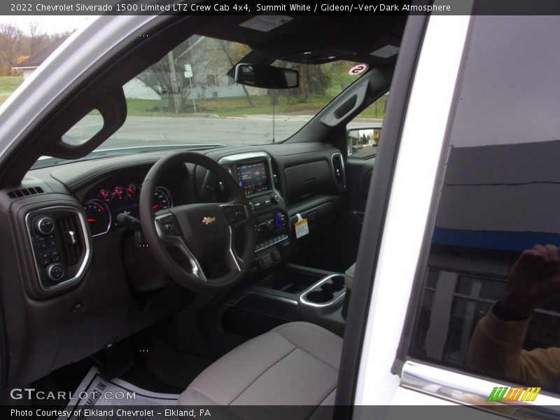 Summit White / Gideon/­Very Dark Atmosphere 2022 Chevrolet Silverado 1500 Limited LTZ Crew Cab 4x4