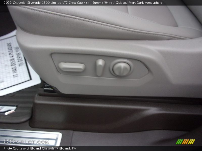 Summit White / Gideon/­Very Dark Atmosphere 2022 Chevrolet Silverado 1500 Limited LTZ Crew Cab 4x4