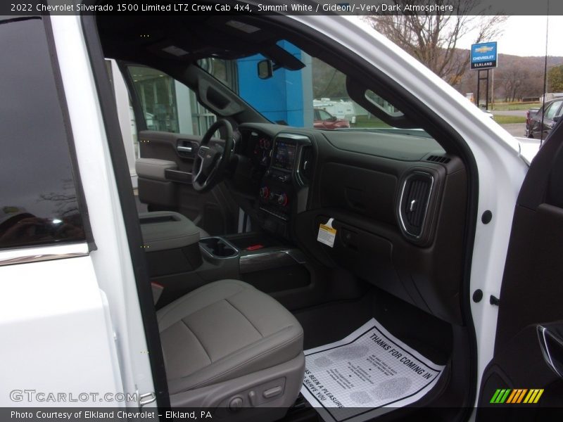 Summit White / Gideon/­Very Dark Atmosphere 2022 Chevrolet Silverado 1500 Limited LTZ Crew Cab 4x4