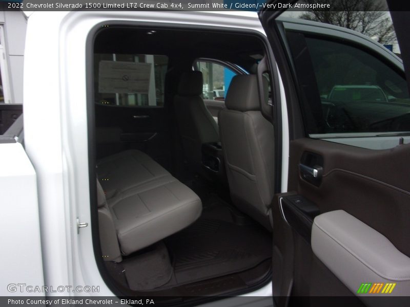 Summit White / Gideon/­Very Dark Atmosphere 2022 Chevrolet Silverado 1500 Limited LTZ Crew Cab 4x4