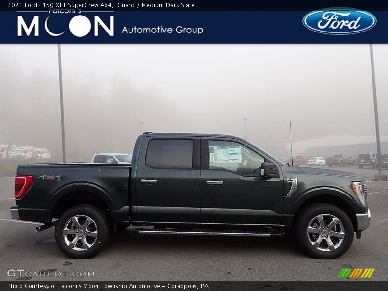 Guard / Medium Dark Slate 2021 Ford F150 XLT SuperCrew 4x4