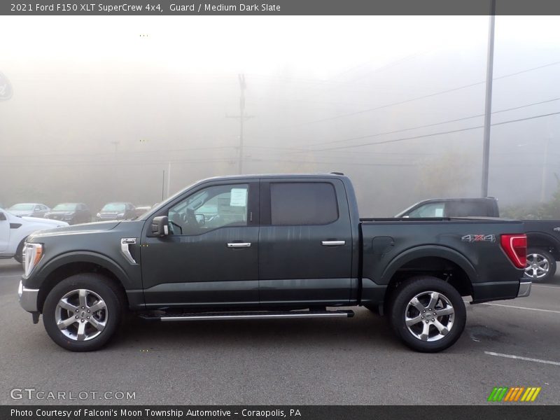 Guard / Medium Dark Slate 2021 Ford F150 XLT SuperCrew 4x4