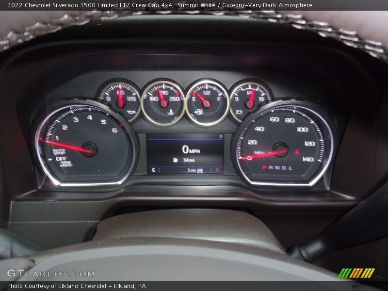  2022 Silverado 1500 Limited LTZ Crew Cab 4x4 LTZ Crew Cab 4x4 Gauges