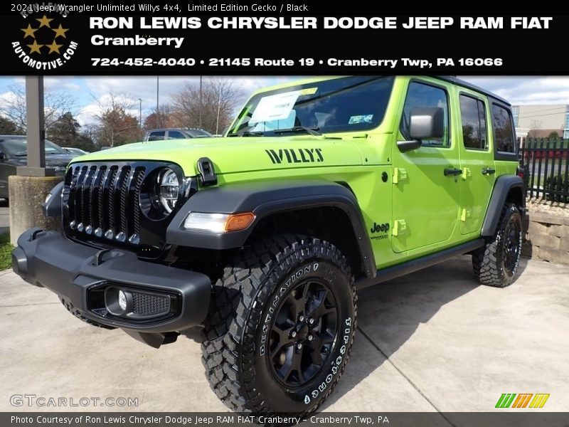 Limited Edition Gecko / Black 2021 Jeep Wrangler Unlimited Willys 4x4