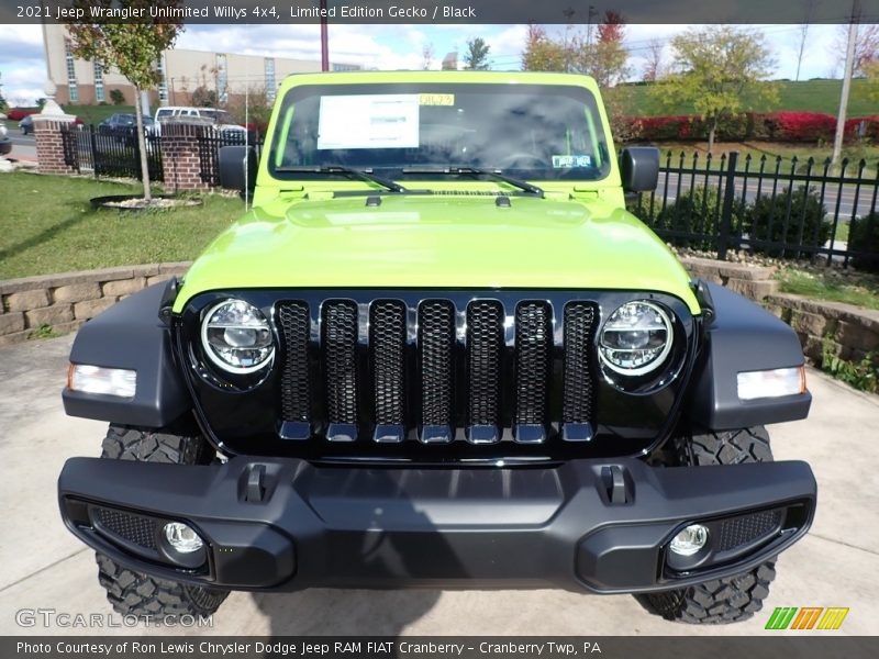 Limited Edition Gecko / Black 2021 Jeep Wrangler Unlimited Willys 4x4