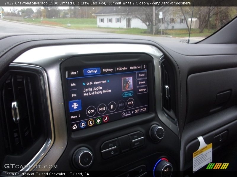 Summit White / Gideon/­Very Dark Atmosphere 2022 Chevrolet Silverado 1500 Limited LTZ Crew Cab 4x4