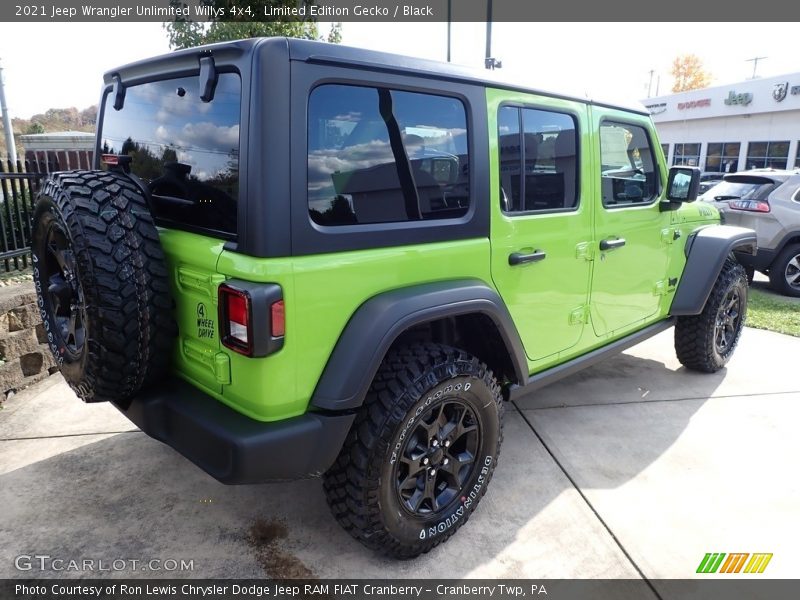 Limited Edition Gecko / Black 2021 Jeep Wrangler Unlimited Willys 4x4