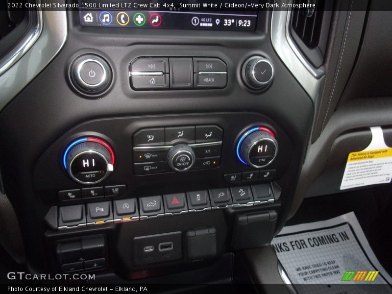 Controls of 2022 Silverado 1500 Limited LTZ Crew Cab 4x4