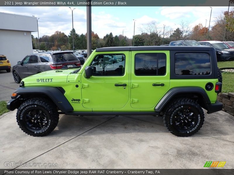  2021 Wrangler Unlimited Willys 4x4 Limited Edition Gecko