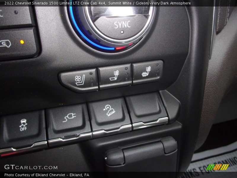 Summit White / Gideon/­Very Dark Atmosphere 2022 Chevrolet Silverado 1500 Limited LTZ Crew Cab 4x4