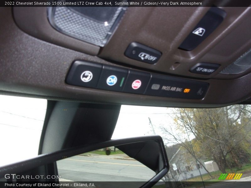 Summit White / Gideon/­Very Dark Atmosphere 2022 Chevrolet Silverado 1500 Limited LTZ Crew Cab 4x4
