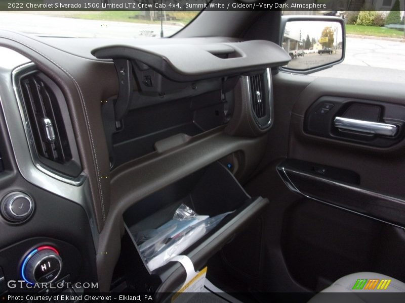 Summit White / Gideon/­Very Dark Atmosphere 2022 Chevrolet Silverado 1500 Limited LTZ Crew Cab 4x4