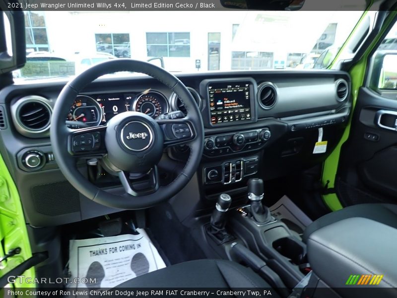  2021 Wrangler Unlimited Willys 4x4 Black Interior