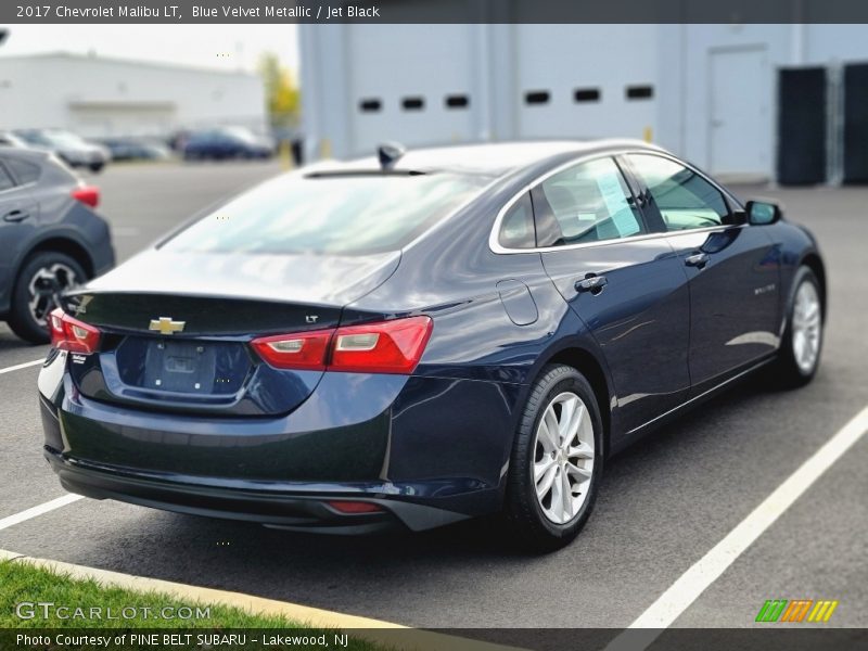 Blue Velvet Metallic / Jet Black 2017 Chevrolet Malibu LT