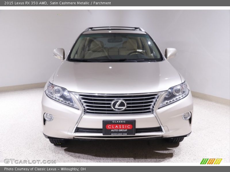 Satin Cashmere Metallic / Parchment 2015 Lexus RX 350 AWD