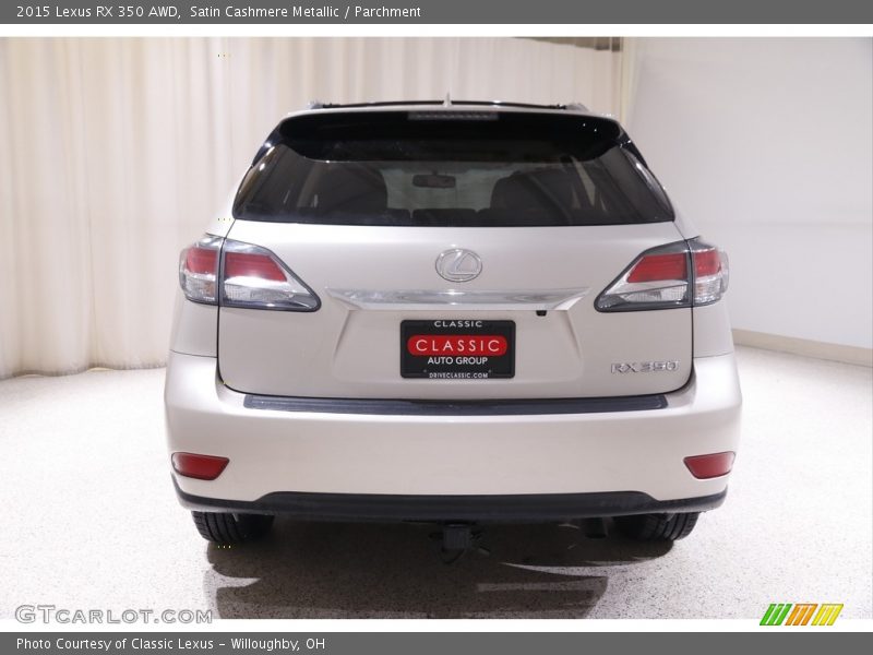 Satin Cashmere Metallic / Parchment 2015 Lexus RX 350 AWD