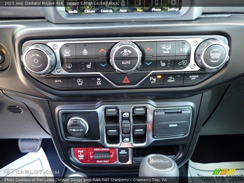 Controls of 2021 Gladiator Mojave 4x4