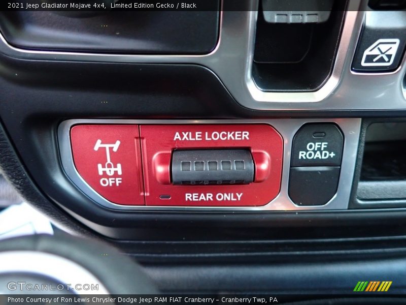 Controls of 2021 Gladiator Mojave 4x4
