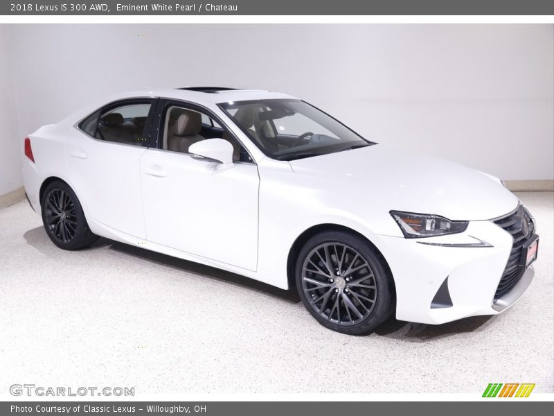 Eminent White Pearl / Chateau 2018 Lexus IS 300 AWD