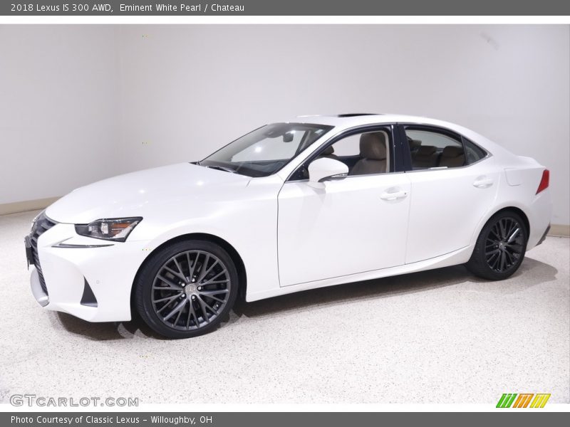 Eminent White Pearl / Chateau 2018 Lexus IS 300 AWD