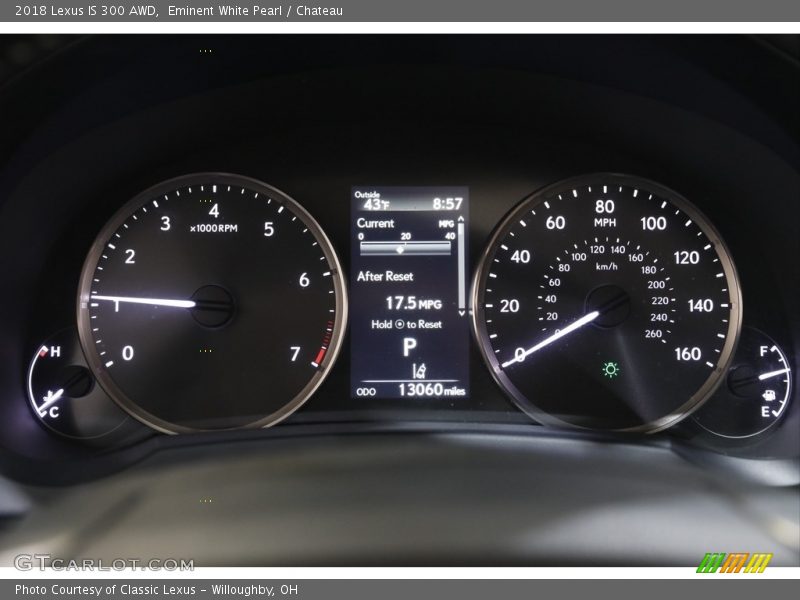 Eminent White Pearl / Chateau 2018 Lexus IS 300 AWD