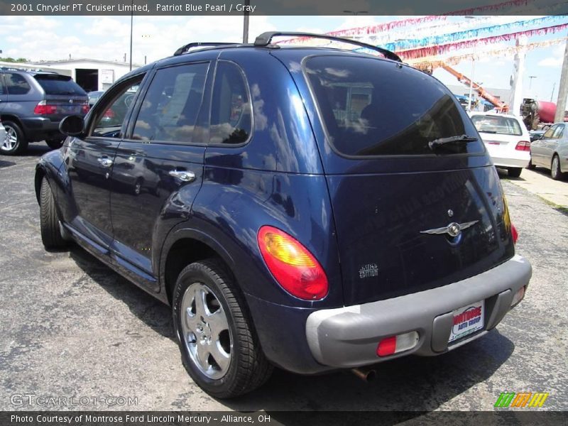 Patriot Blue Pearl / Gray 2001 Chrysler PT Cruiser Limited