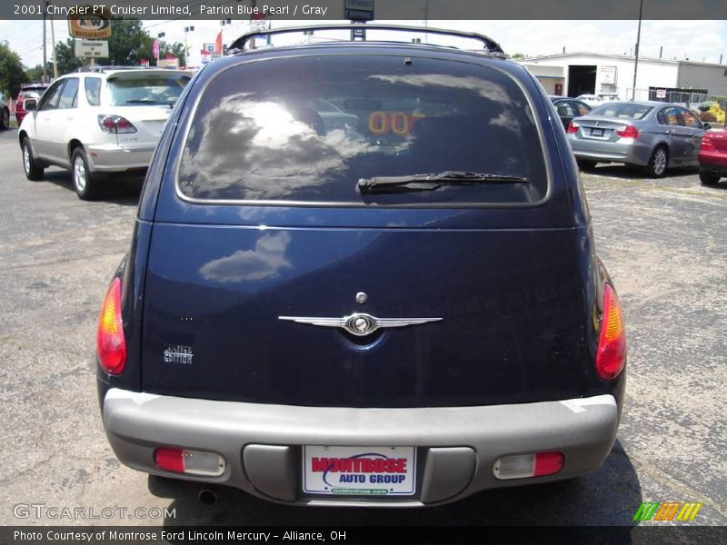 Patriot Blue Pearl / Gray 2001 Chrysler PT Cruiser Limited