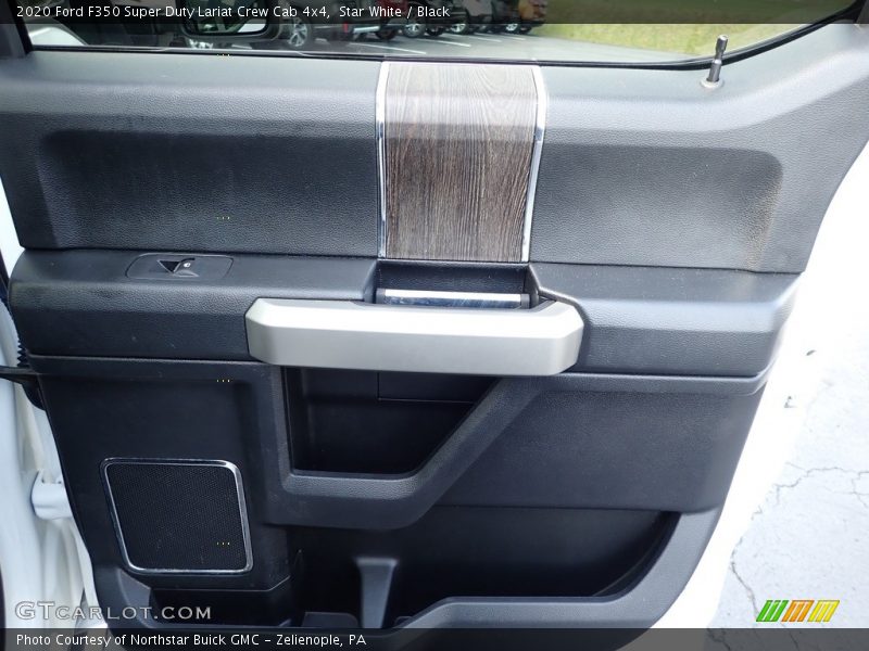 Star White / Black 2020 Ford F350 Super Duty Lariat Crew Cab 4x4