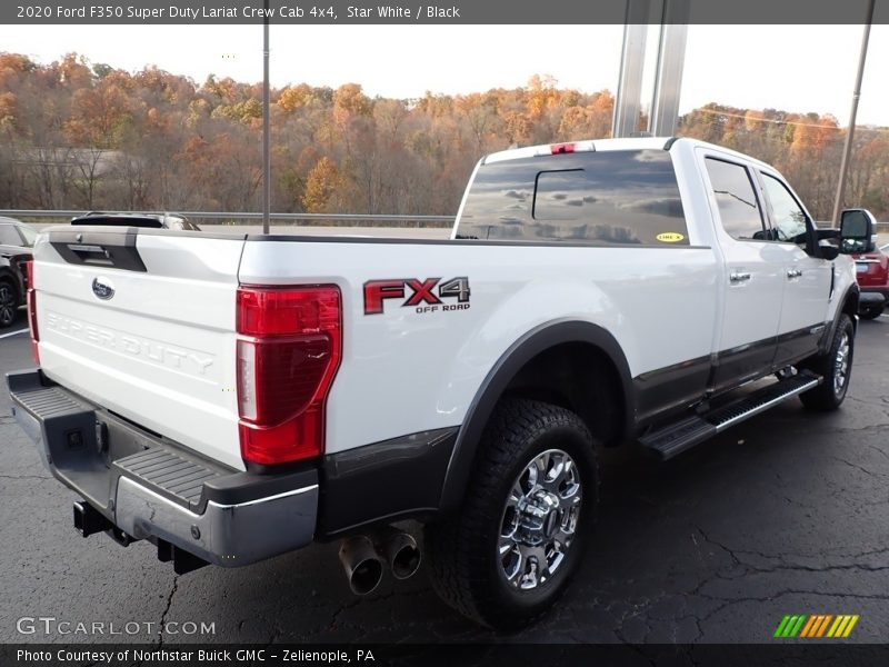 Star White / Black 2020 Ford F350 Super Duty Lariat Crew Cab 4x4