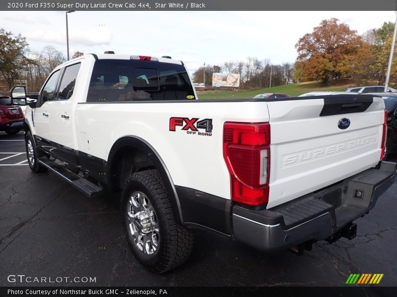 Star White / Black 2020 Ford F350 Super Duty Lariat Crew Cab 4x4