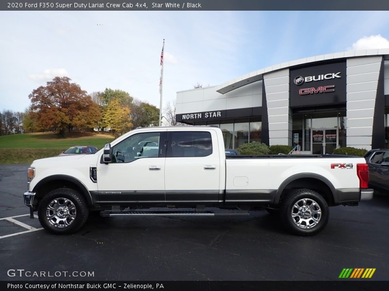 Star White / Black 2020 Ford F350 Super Duty Lariat Crew Cab 4x4
