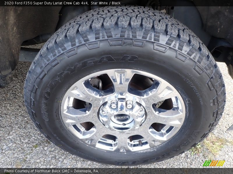 Star White / Black 2020 Ford F350 Super Duty Lariat Crew Cab 4x4