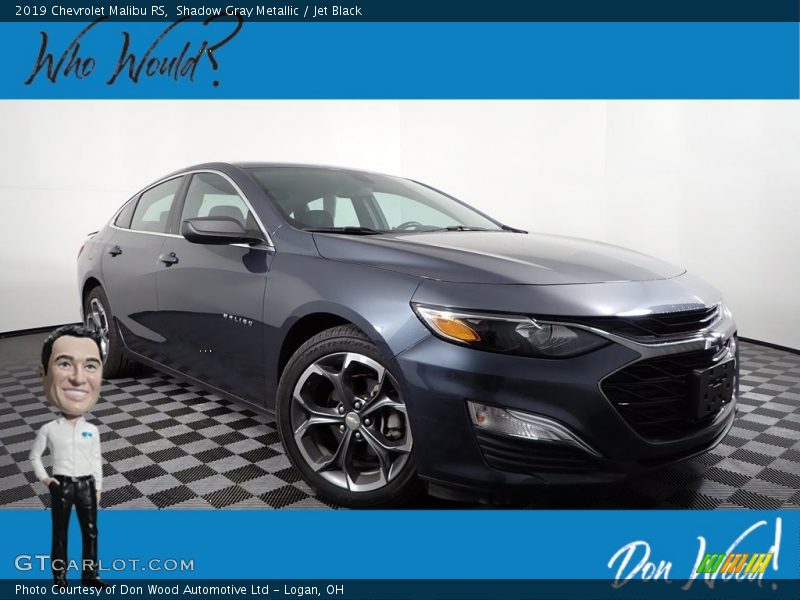 Shadow Gray Metallic / Jet Black 2019 Chevrolet Malibu RS