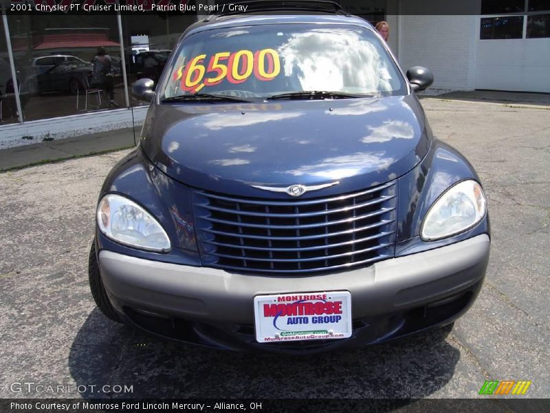 Patriot Blue Pearl / Gray 2001 Chrysler PT Cruiser Limited