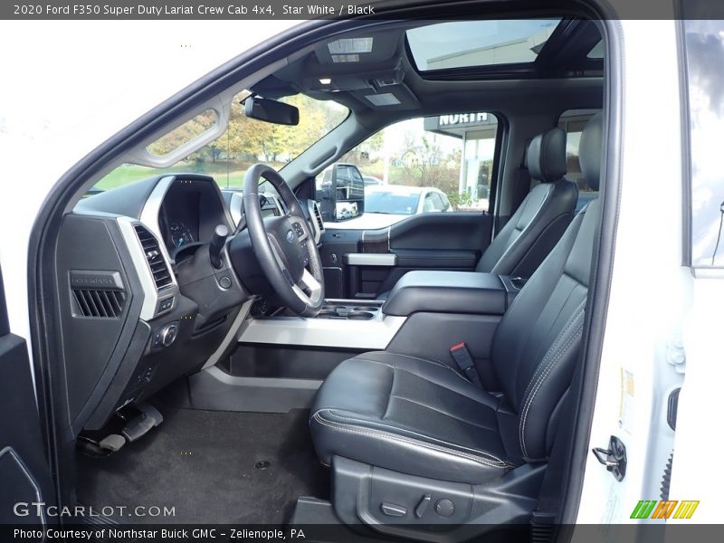 Front Seat of 2020 F350 Super Duty Lariat Crew Cab 4x4
