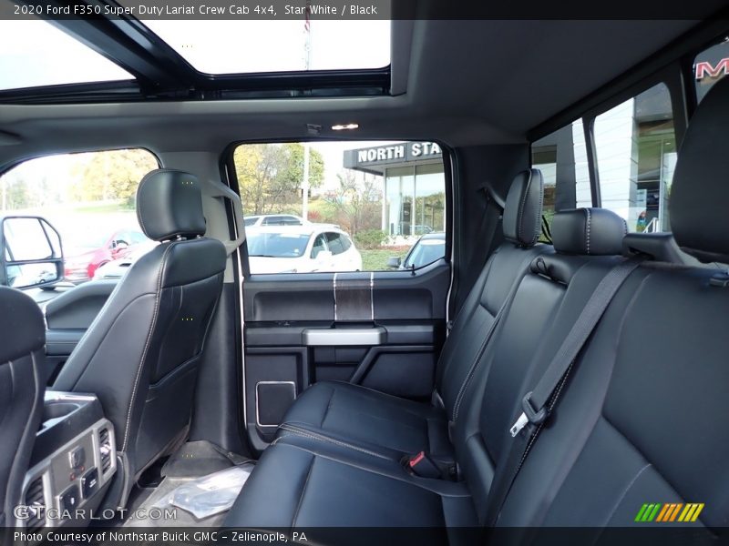Star White / Black 2020 Ford F350 Super Duty Lariat Crew Cab 4x4