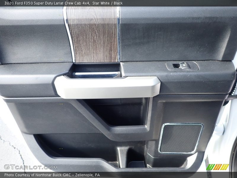 Star White / Black 2020 Ford F350 Super Duty Lariat Crew Cab 4x4
