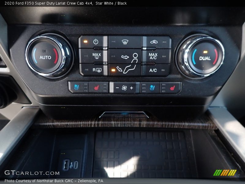 Star White / Black 2020 Ford F350 Super Duty Lariat Crew Cab 4x4