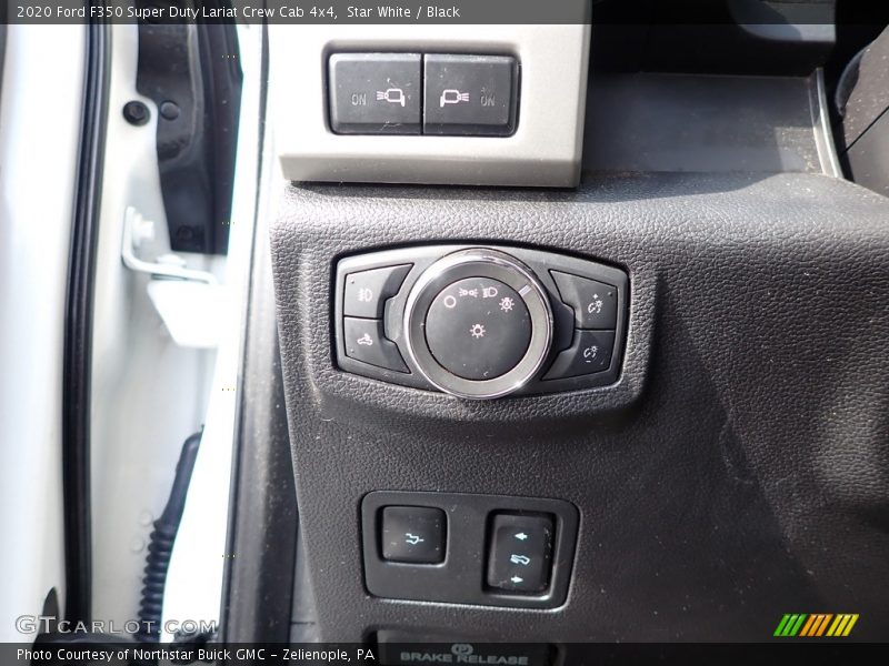 Star White / Black 2020 Ford F350 Super Duty Lariat Crew Cab 4x4