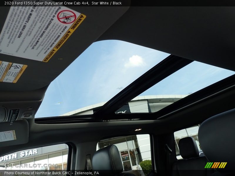 Star White / Black 2020 Ford F350 Super Duty Lariat Crew Cab 4x4