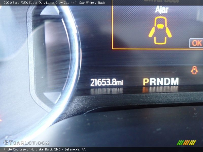 Star White / Black 2020 Ford F350 Super Duty Lariat Crew Cab 4x4
