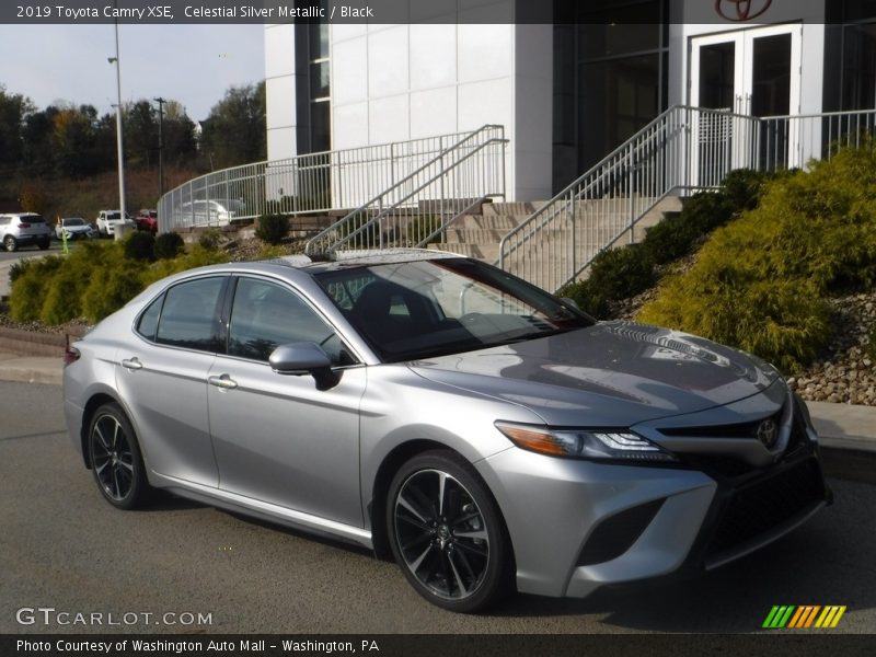 Celestial Silver Metallic / Black 2019 Toyota Camry XSE