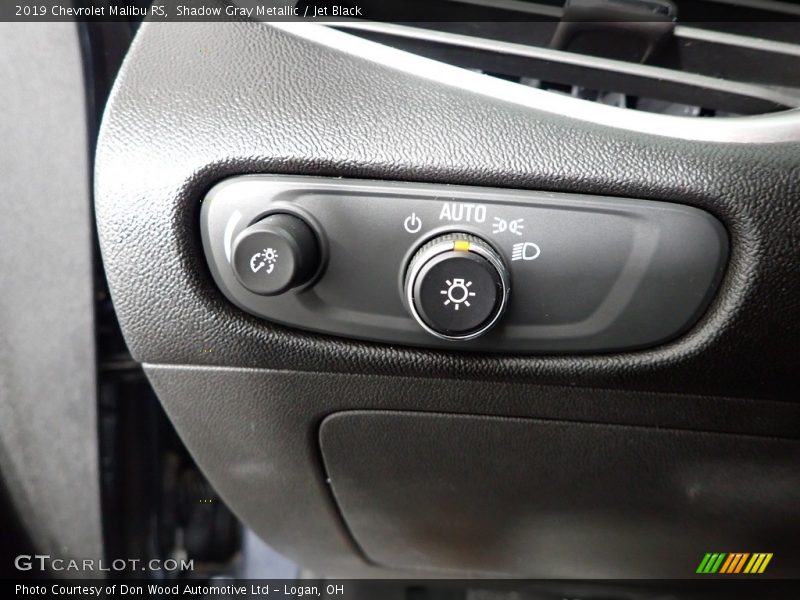 Shadow Gray Metallic / Jet Black 2019 Chevrolet Malibu RS