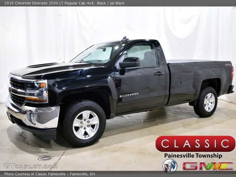 Black / Jet Black 2016 Chevrolet Silverado 1500 LT Regular Cab 4x4