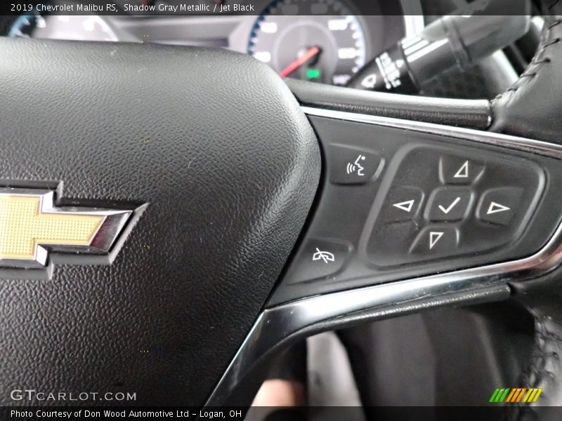 Shadow Gray Metallic / Jet Black 2019 Chevrolet Malibu RS
