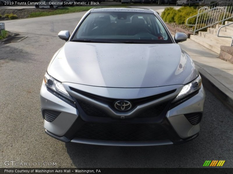 Celestial Silver Metallic / Black 2019 Toyota Camry XSE