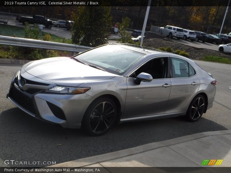 Celestial Silver Metallic / Black 2019 Toyota Camry XSE