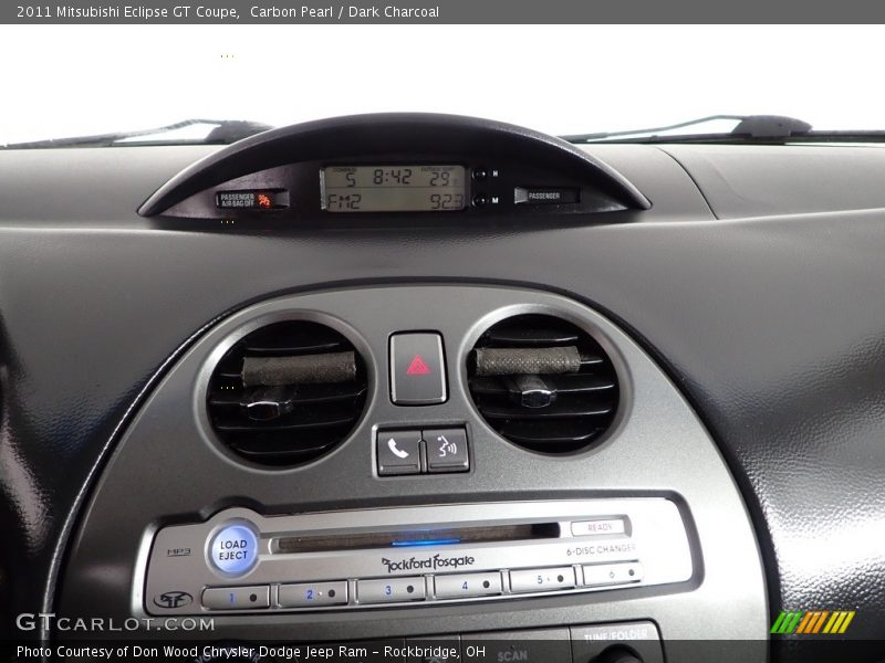 Controls of 2011 Eclipse GT Coupe